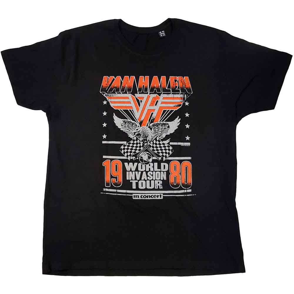 Van Halen Invasion Tour '80 [T-Shirt] - Rock Band Apparel