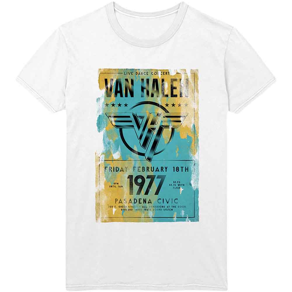 Van Halen Pasadena '77 [T-Shirt] - Rock Band Apparel
