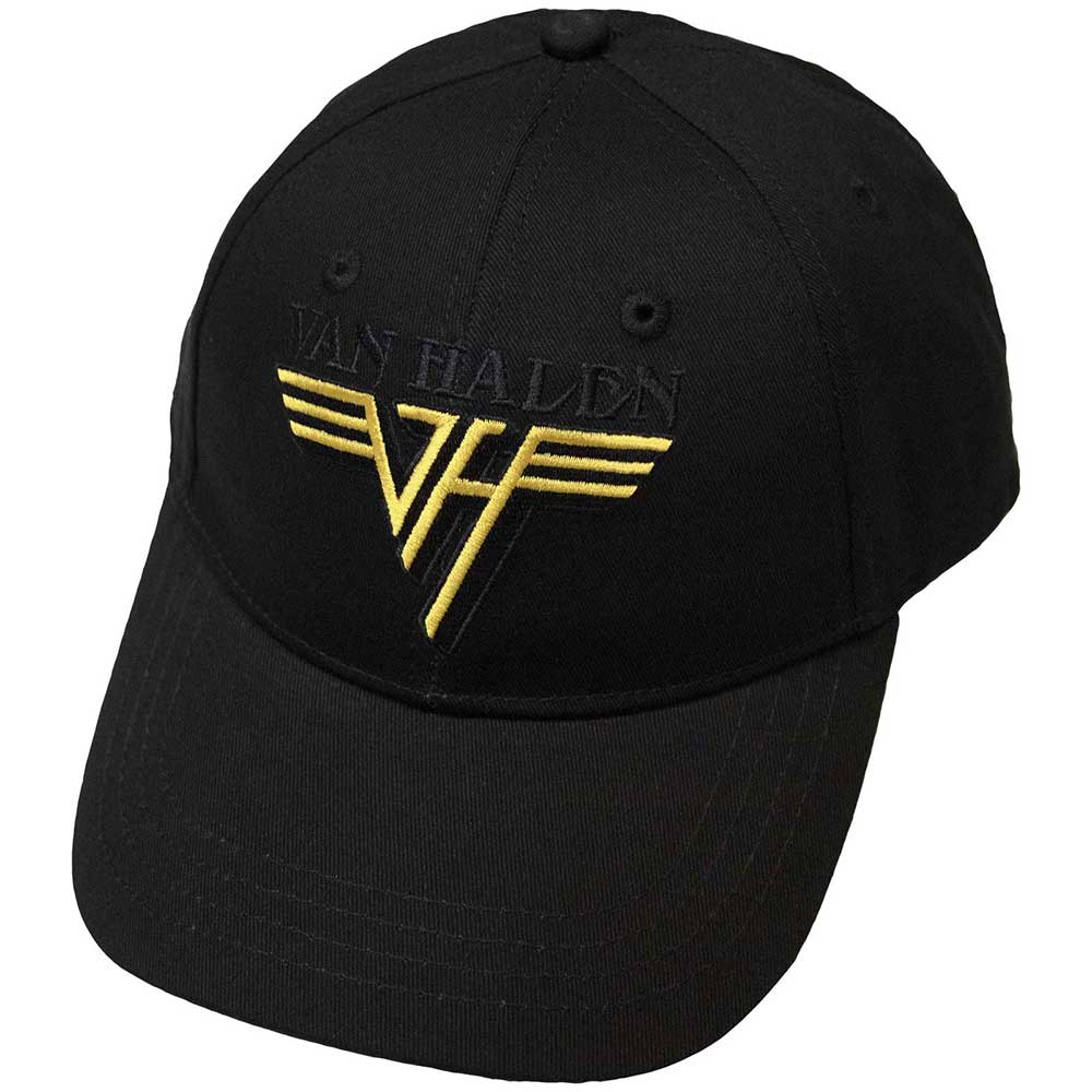Van Halen Text & Yellow Logo [] Black