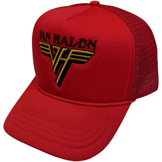 Van Halen Text & Yellow Logo [Hat] - Rock Band Apparel