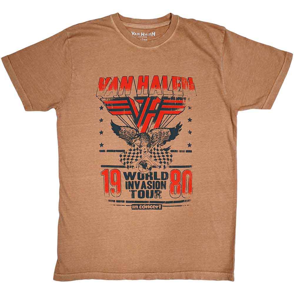 Van Halen World Invasion [T-Shirt] Pink