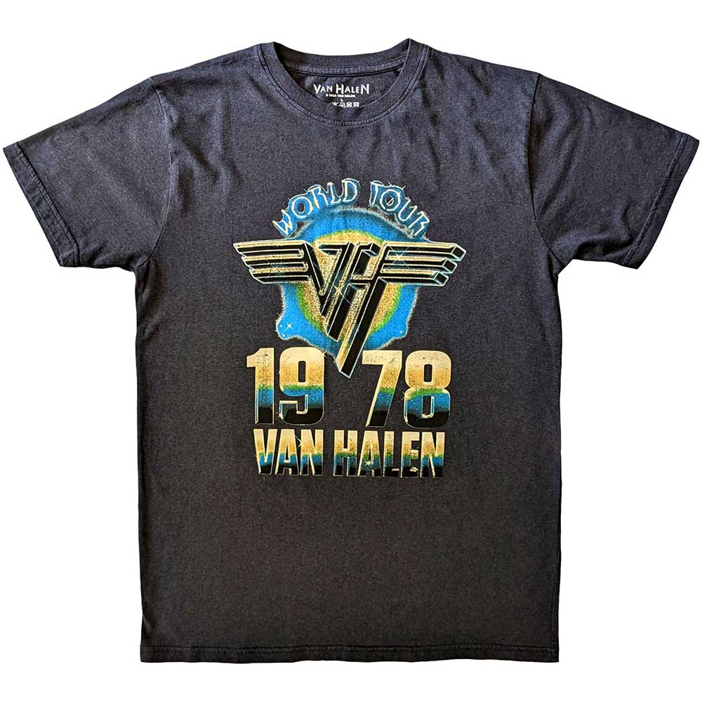 Van Halen World Tour '78 [T-Shirt] Black