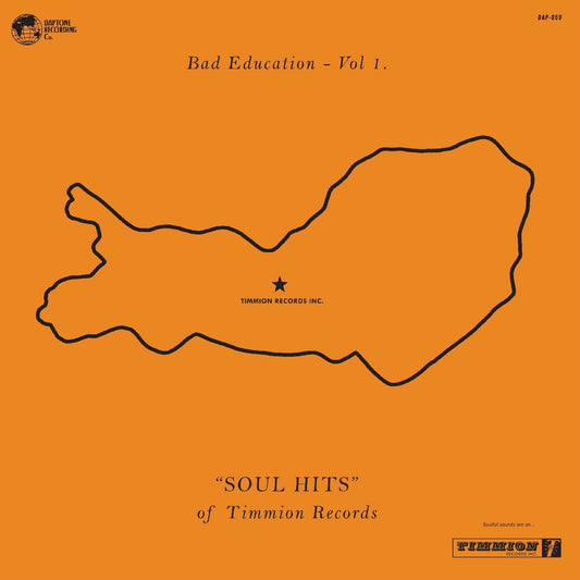 Bad Education, Vol. 1: The Soul Hits of Timmion Records [CD]