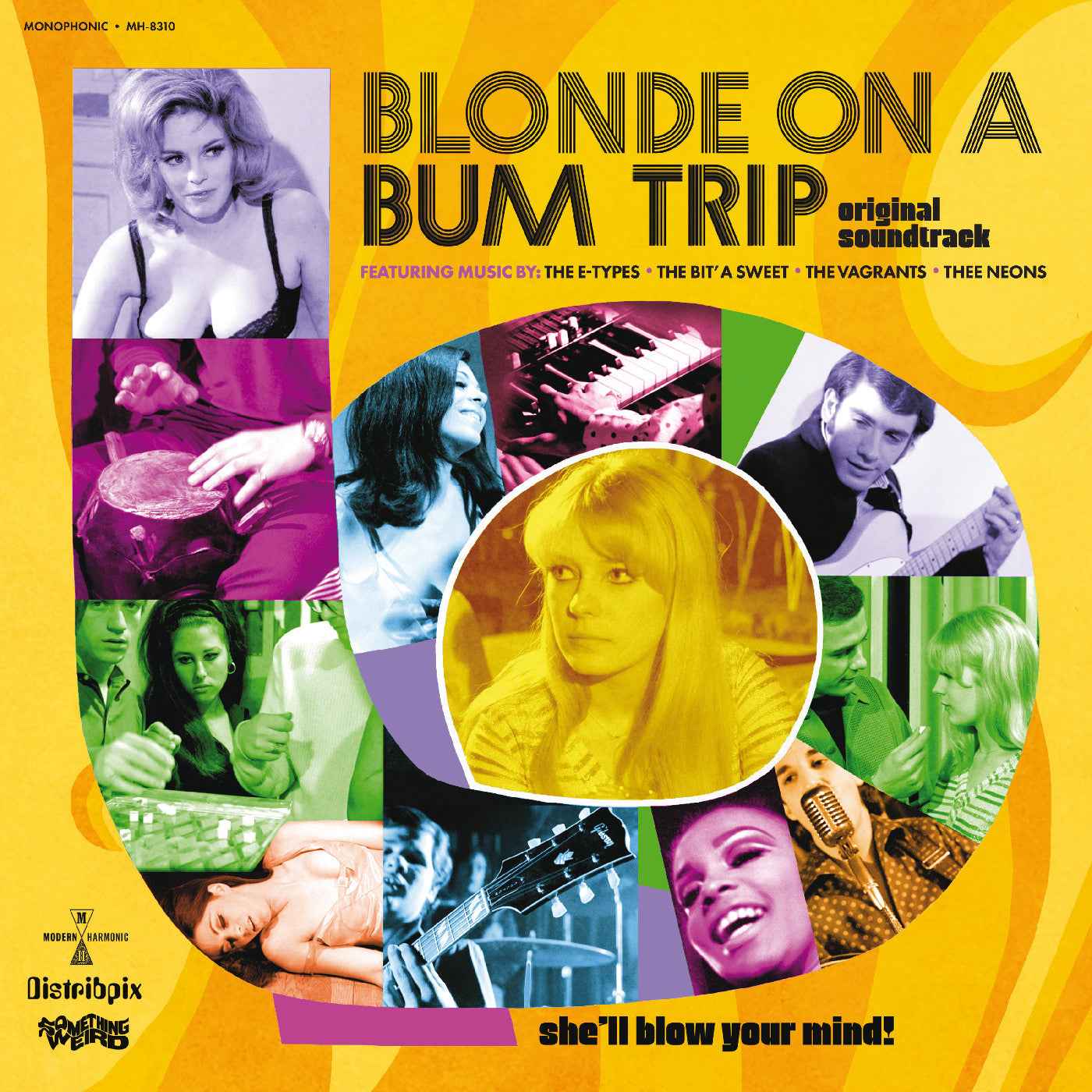 Blonde On A Bum Trip Original Soundtrack (Clear With Orange Swirl Vinyl) [Vinyl]