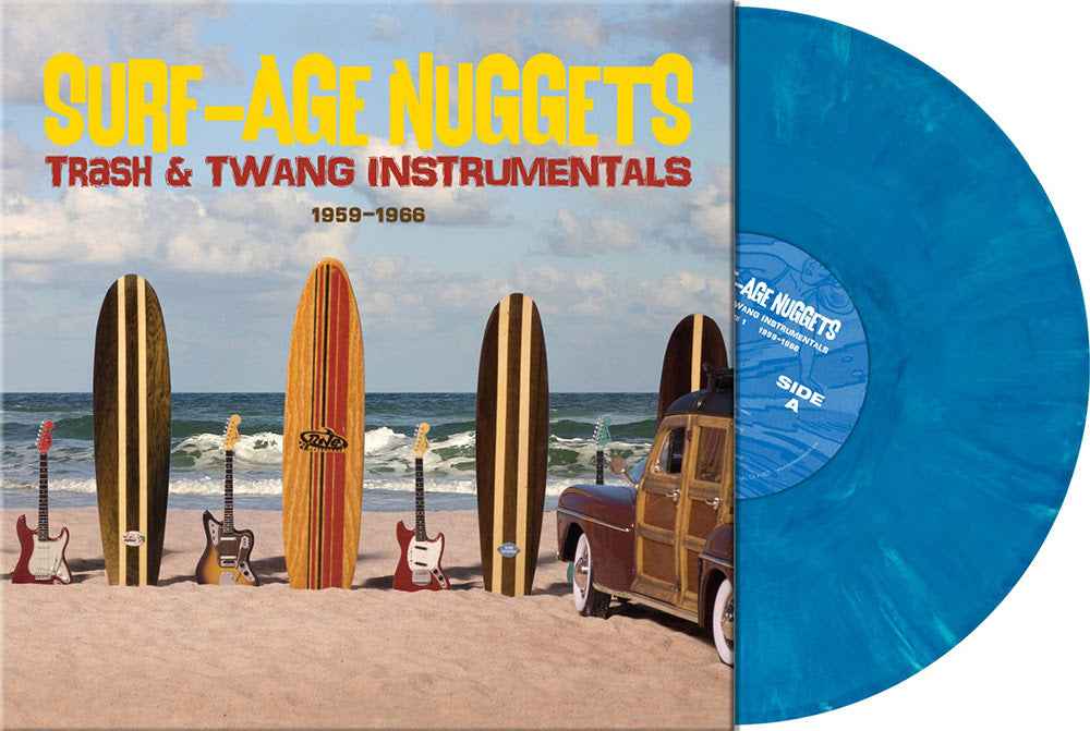 Various Artists - Surf-Age Nuggets: Trash & Twang Instrumentals (Indie Exclusive) [Laguna Blue Marble Vinyl] [Vinyl]