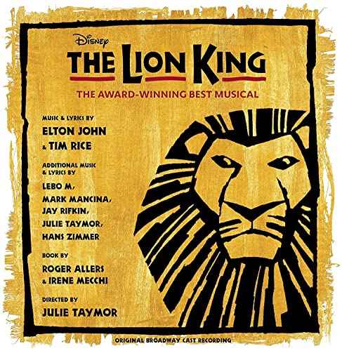 The Lion King: Original Broadway Cast [Yellow/Black Splatter 2 LP] [Vinyl]