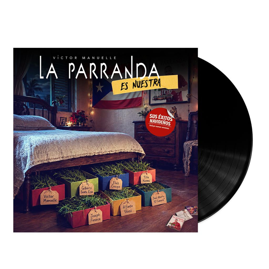 PRE-ORDER: VÍctor Manuelle - La Parranda Es Nuestra [Black Vinyl] [Vinyl]