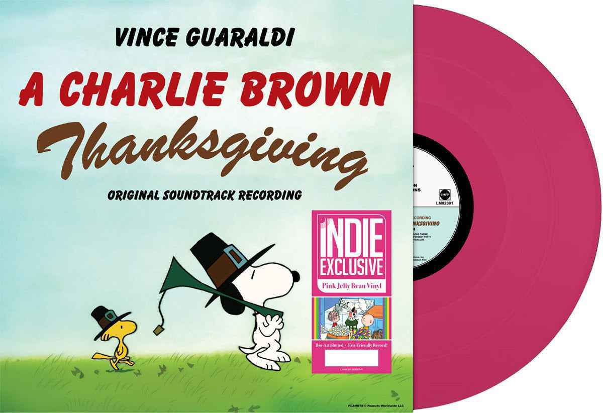 Vince Guaraldi - A Charlie Brown Thanksgiving (Indie Exclusive) [Pink Jelly Bean Vinyl] [Vinyl]
