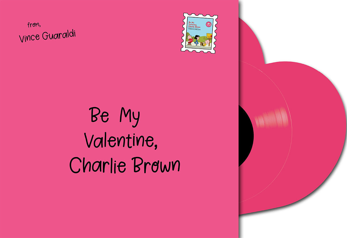 PRE-ORDER Vince Guaraldi - Be My Valentine, Charlie Brown (Indie Exclusive) [Pink Heart Shaped Vinyl] [Vinyl]
