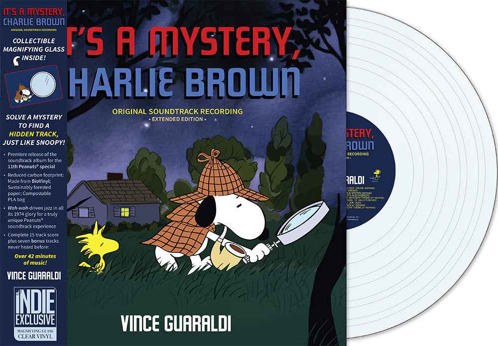 Vince Guaraldi - It'S A Mystery, Charlie Brown (Indie Exclusive) [Magnifying Glass Clear Vinyl] [Vinyl]