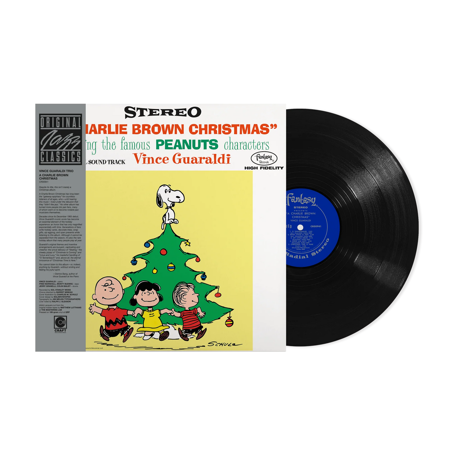 PRE-ORDER Vince Guaraldi Trio - A Charlie Brown Christmas (Original Jazz Classics Series) [180G LP] [Vinyl]