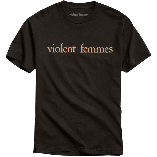 Violent Femmes Salmon Pink Vintage Logo [T-Shirt] - Rock Band Apparel