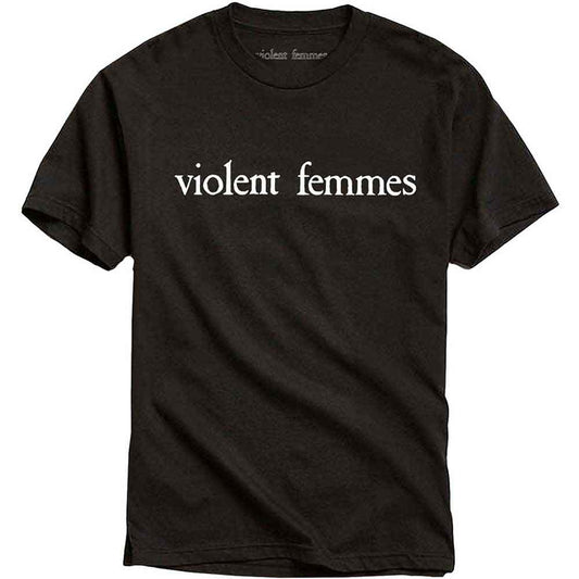 Violent Femmes White Vintage Logo [T-Shirt] - Rock Band Apparel