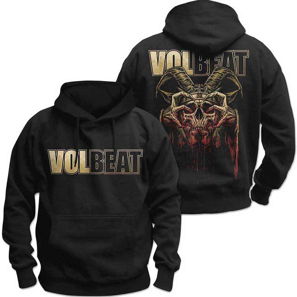 Volbeat Bleeding Crown Skull [Sweatshirt] - Rock Band Apparel