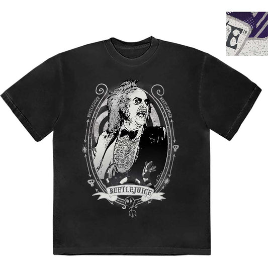 Warner Bros Beetlejuice Beetle Frame [T-Shirt] - Rock Band Apparel