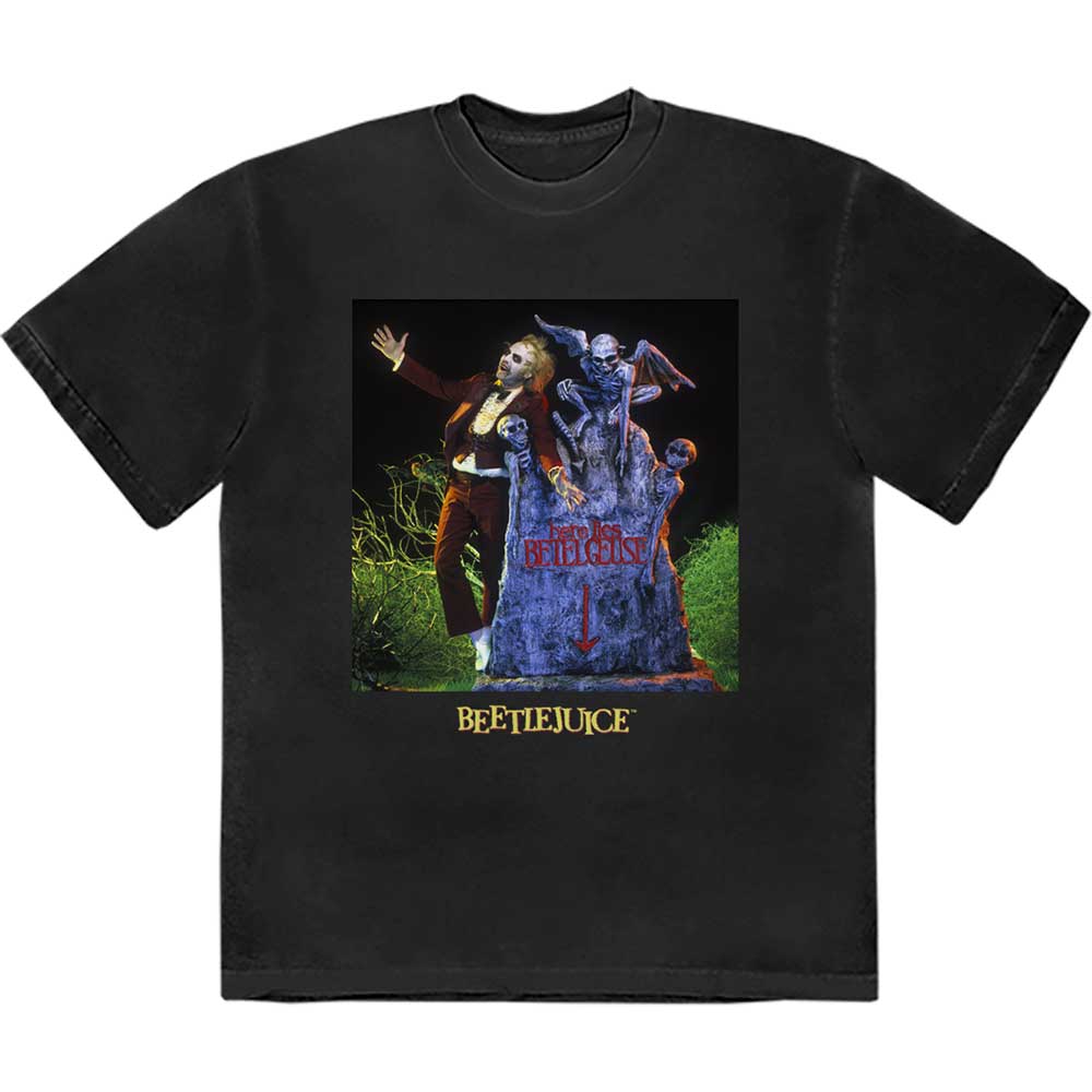 Warner Bros Beetlejuice Grave [T-Shirt] - Rock Band Apparel