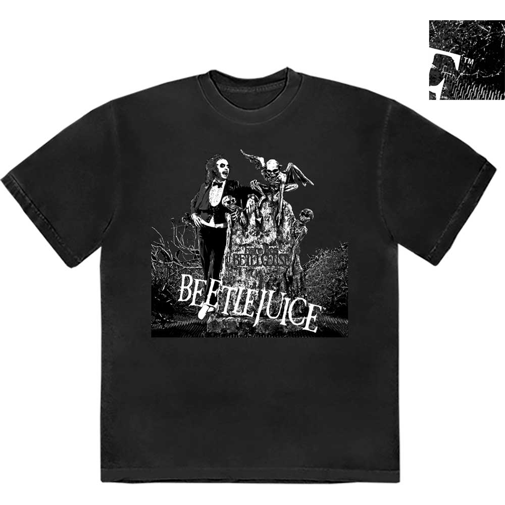 Warner Bros Beetlejuice Grave Scene [T-Shirt] - Rock Band Apparel