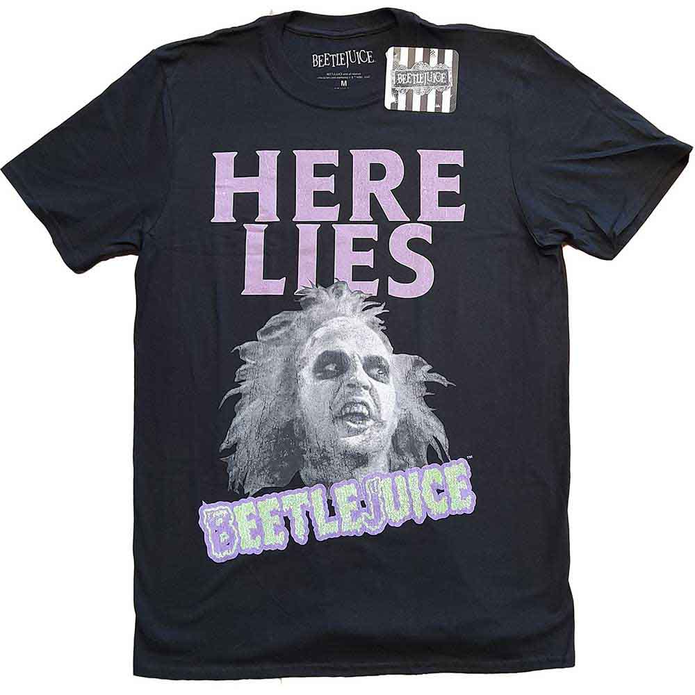 Warner Bros Beetlejuice Here Lies‚Ä¶ [T-Shirt] - Rock Band Apparel