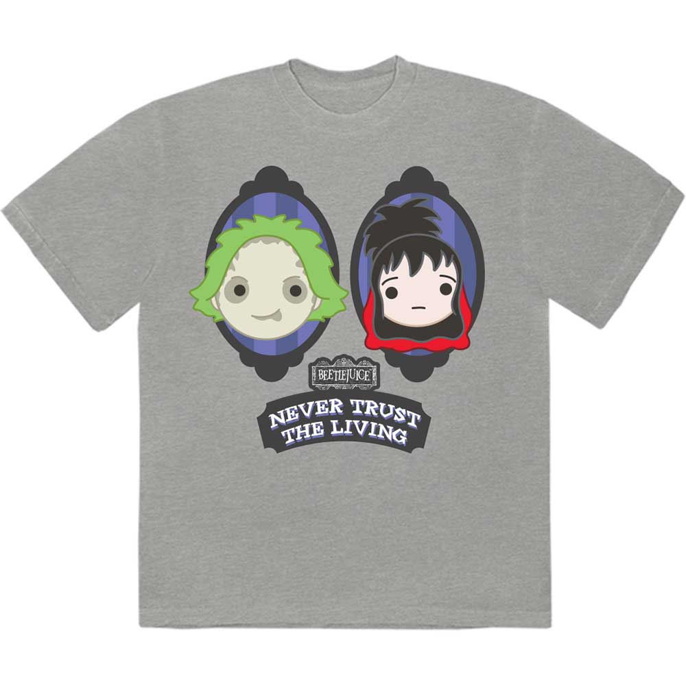 Warner Bros Beetlejuice Never Trust The Living [T-Shirt] - Rock Band Apparel