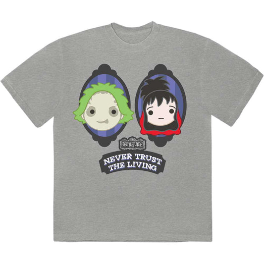 Warner Bros Beetlejuice Never Trust The Living [T-Shirt] - Rock Band Apparel
