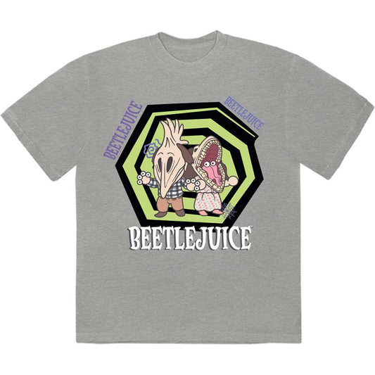 Warner Bros Beetlejuice Spiral [T-Shirt] Grey
