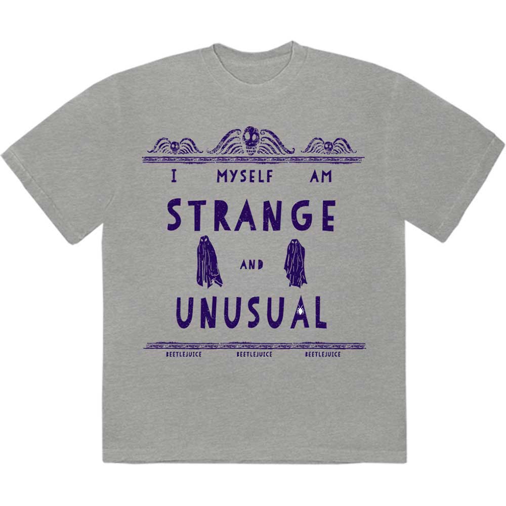 Warner Bros Beetlejuice Strange & Unusual [T-Shirt] Grey