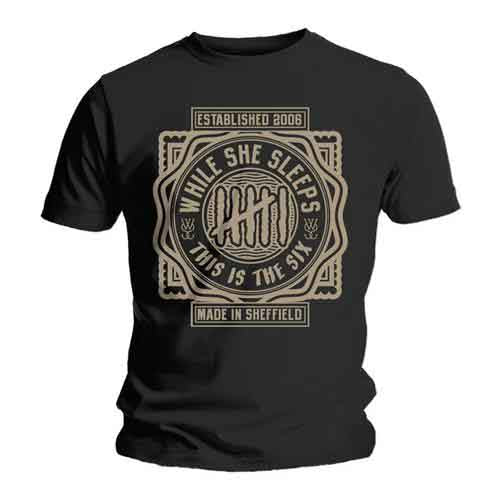 While She Sleeps This is Six [T-Shirt] - Rock Band Apparel