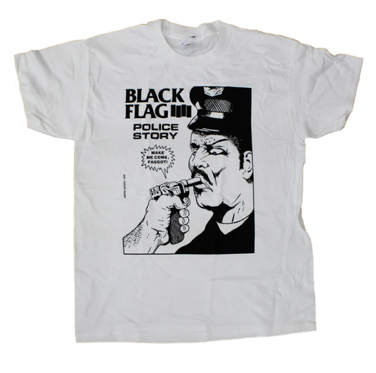 Black Flag Police Story [T-Shirt] - Rock Band Apparel