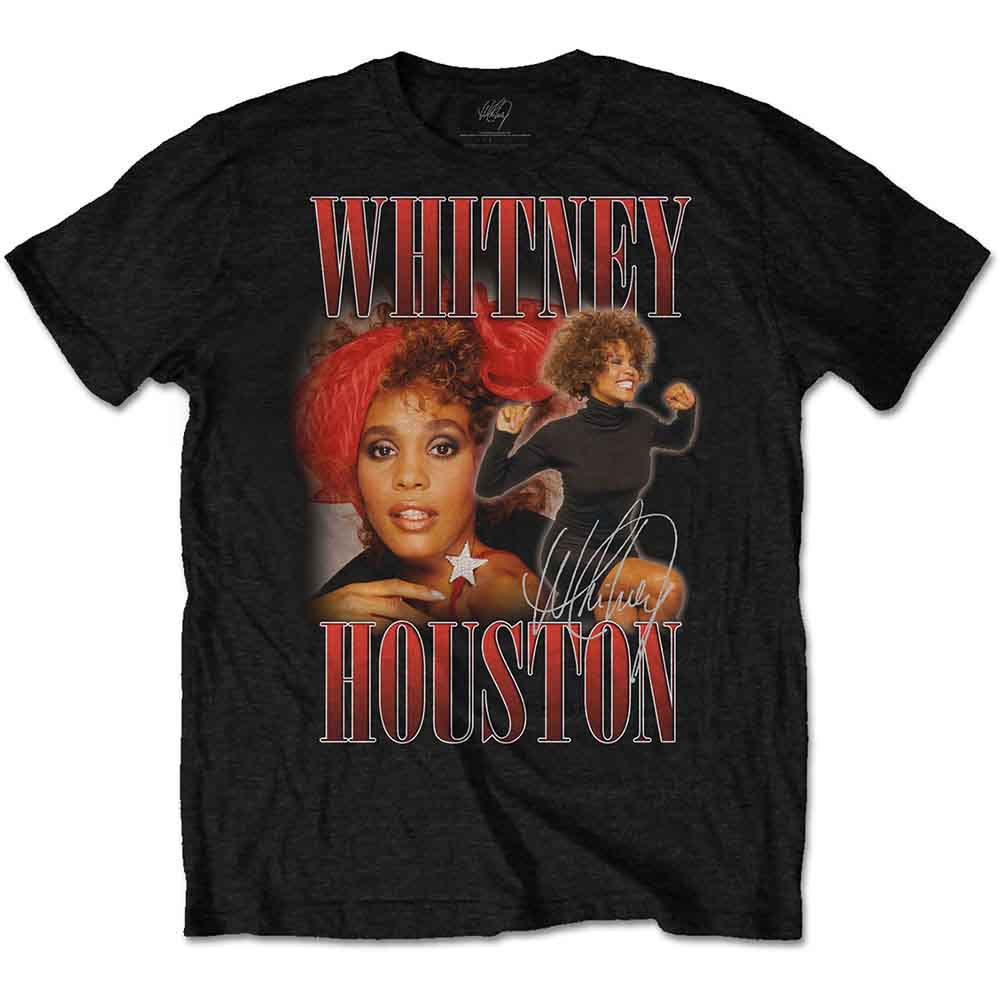 Whitney Houston 90s Homage [T-Shirt] Black