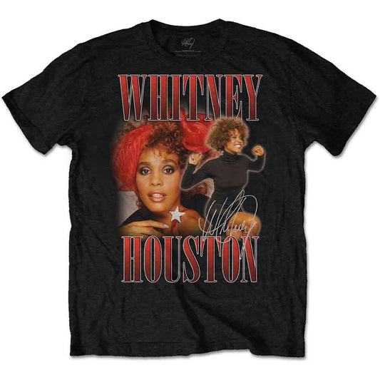 Whitney Houston 90s Homage [T-Shirt] Black