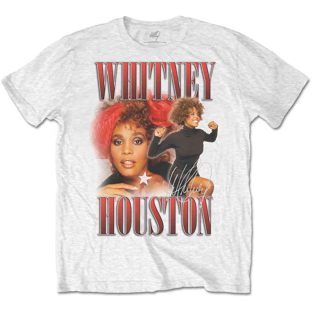 Whitney Houston 90s Homage [T-Shirt] - Rock Band Apparel