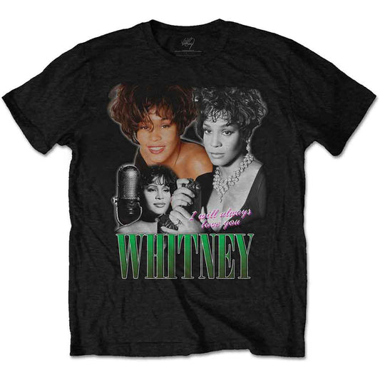Whitney Houston Always Love You Homage [T-Shirt] Black