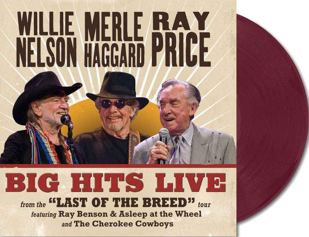 Willie Merle & Ray: Big Hits Live from the 'Last of the Breed' Tour (Limited Edition, Indie Exclusive, Maroon Colored Vinyl) [Vinyl]