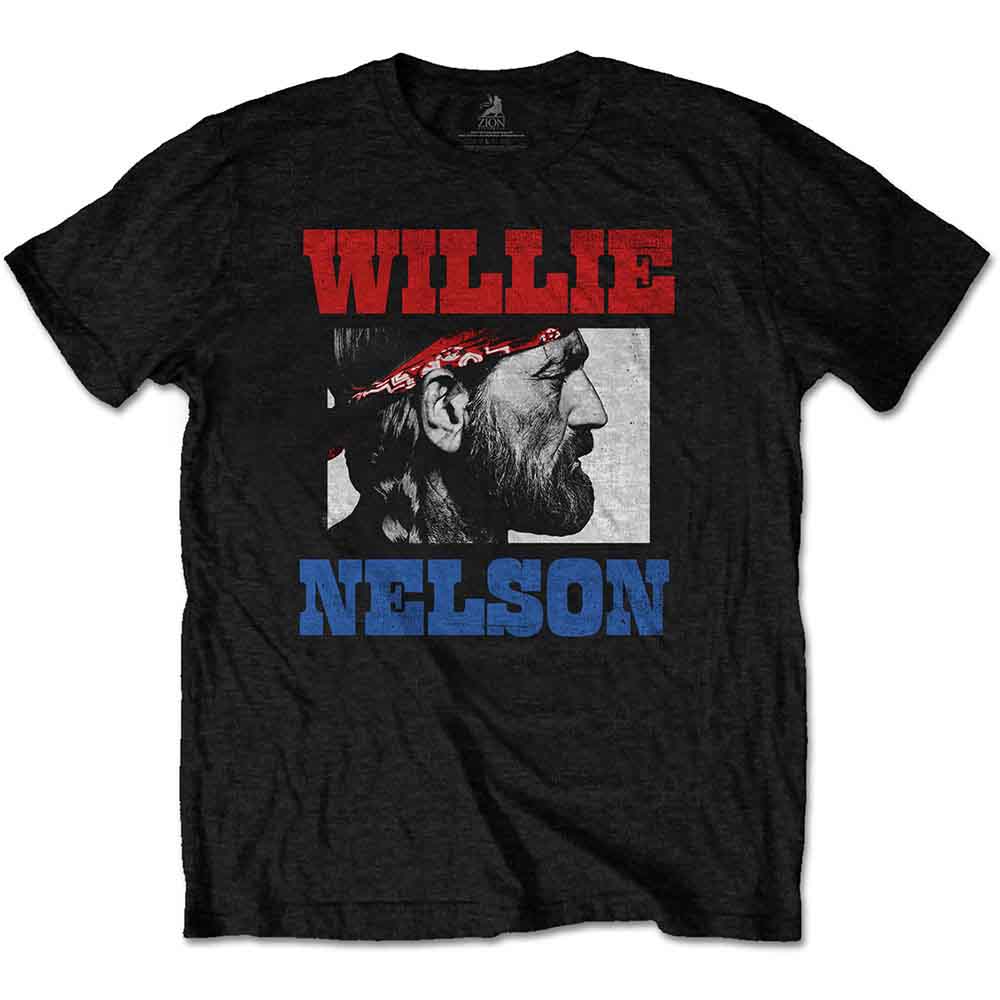 Willie Nelson Stare [T-Shirt] - Rock Band Apparel