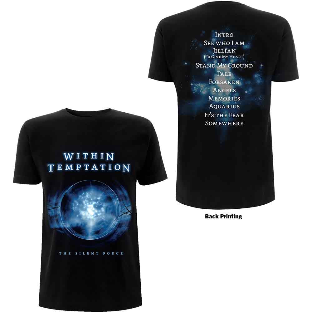 Within Temptation Silent Force Tracks [T-Shirt] - Rock Band Apparel