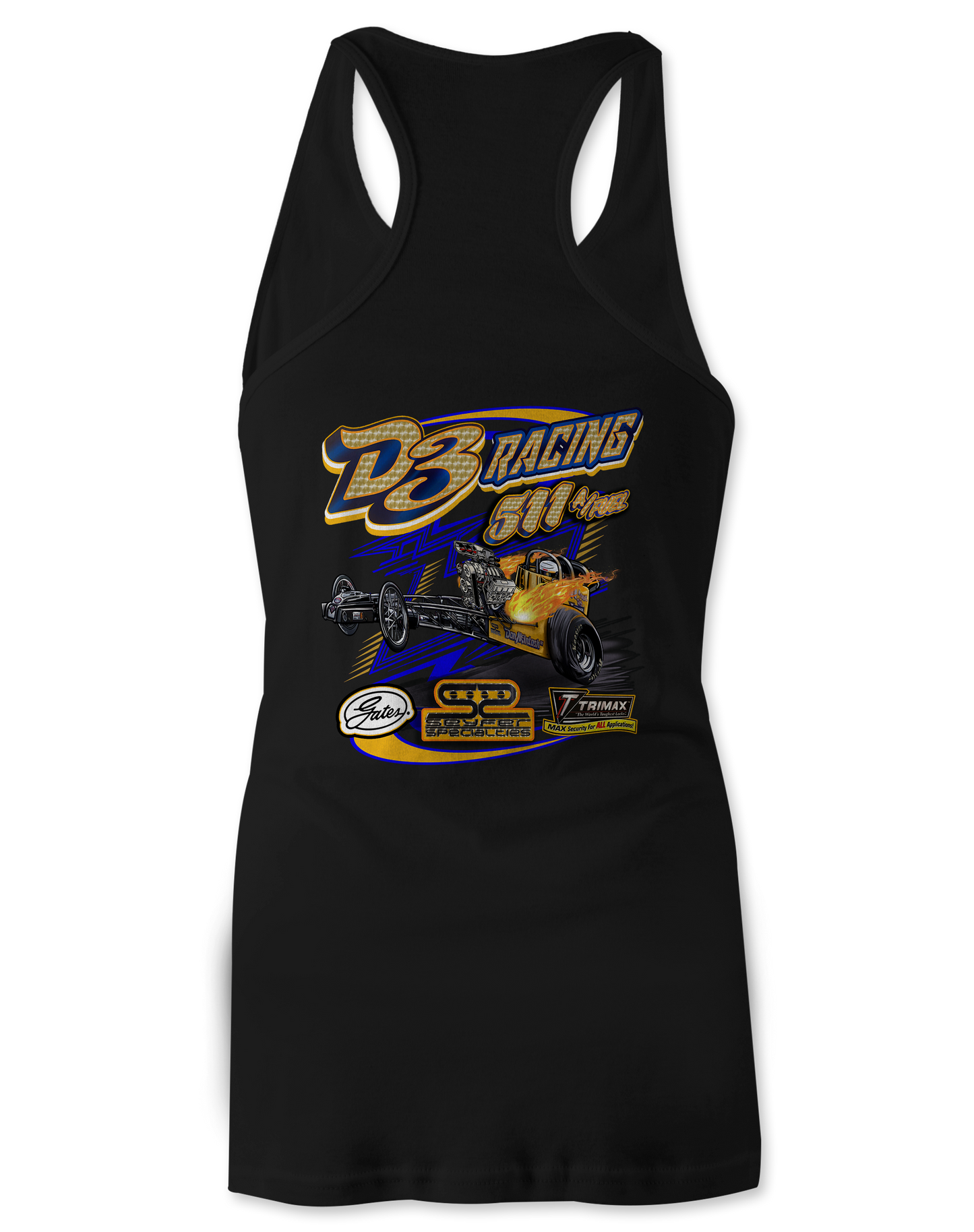 D3 Racing Ladies Tank Tops
