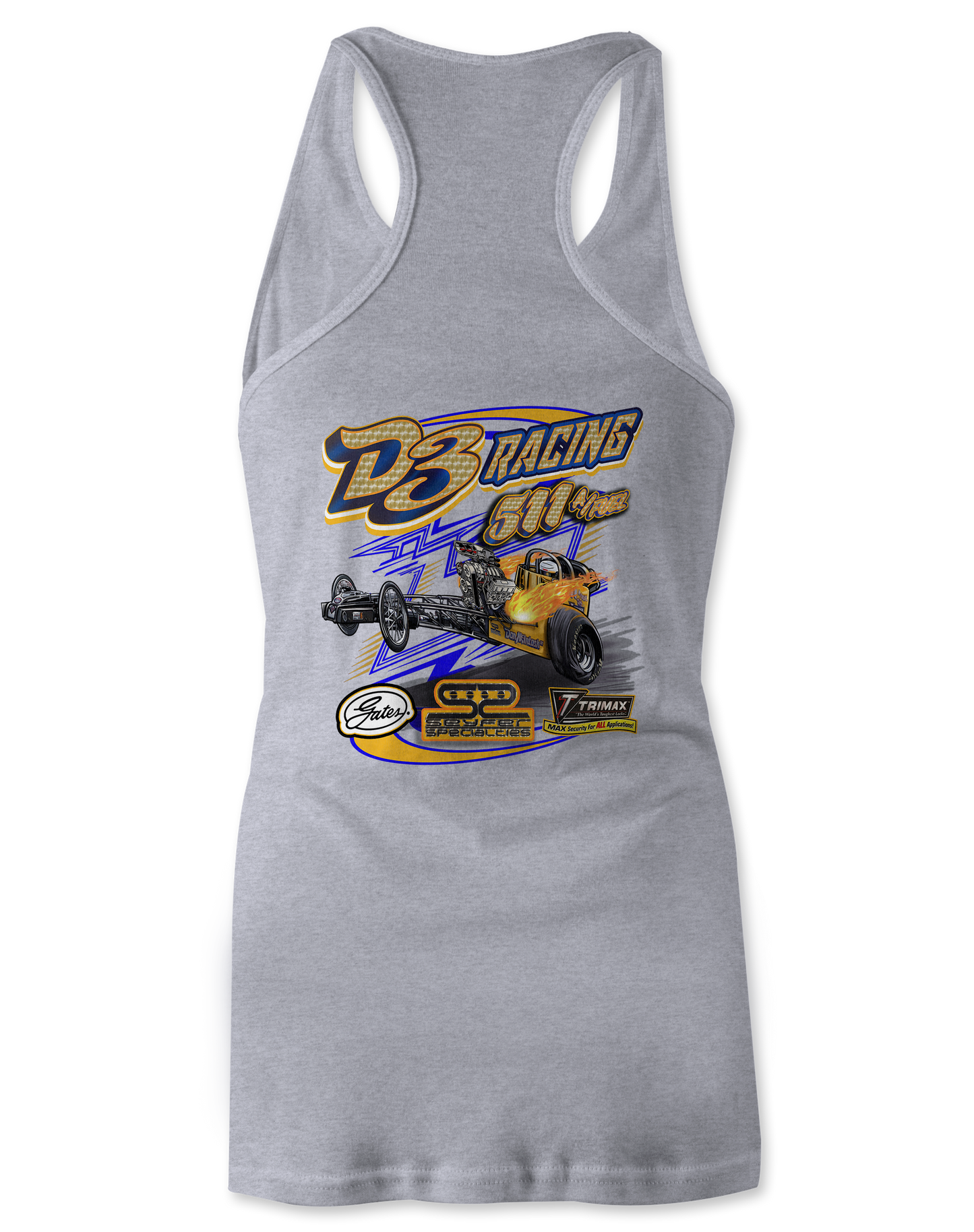 D3 Racing Ladies Tank Tops
