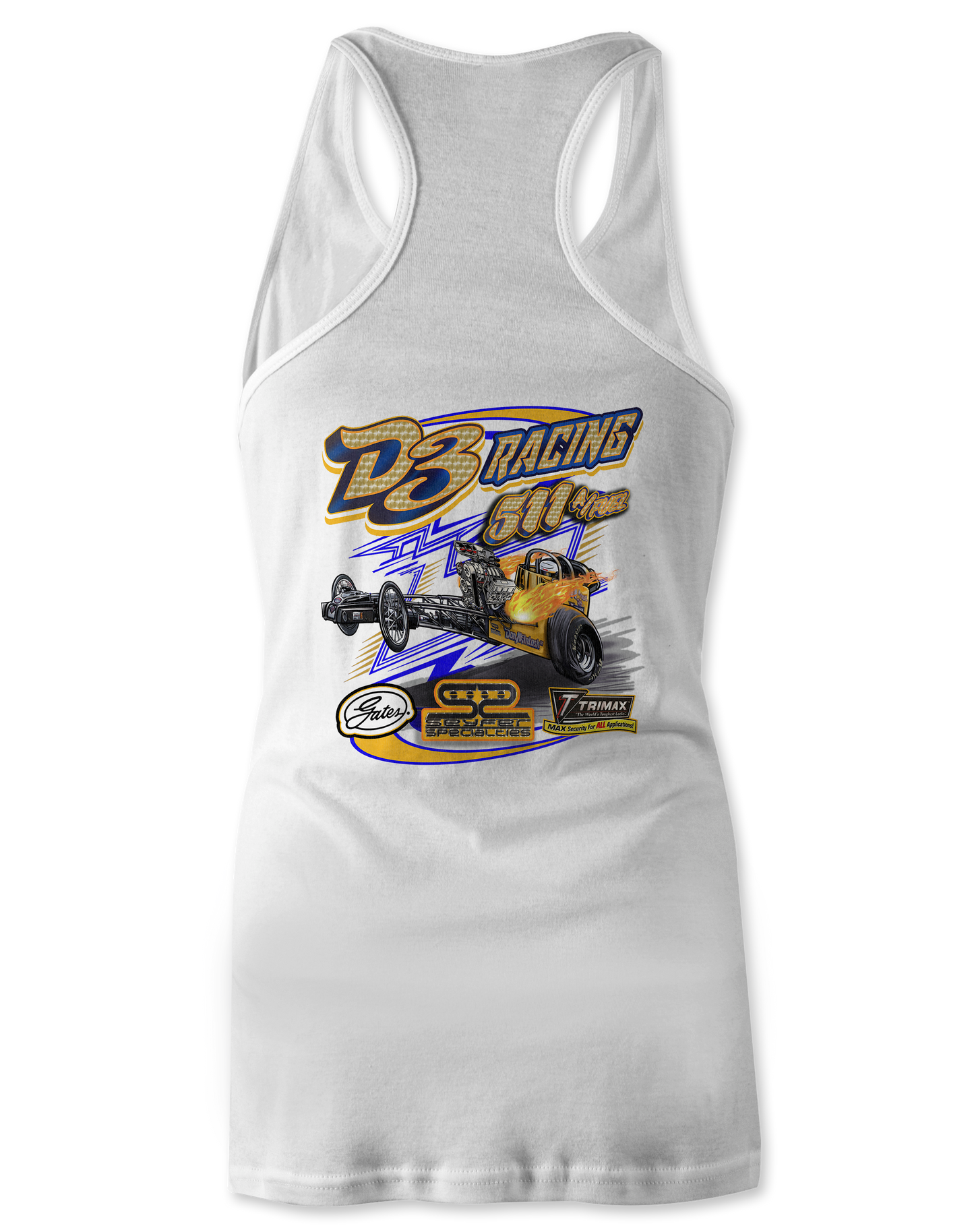 D3 Racing Ladies Tank Tops