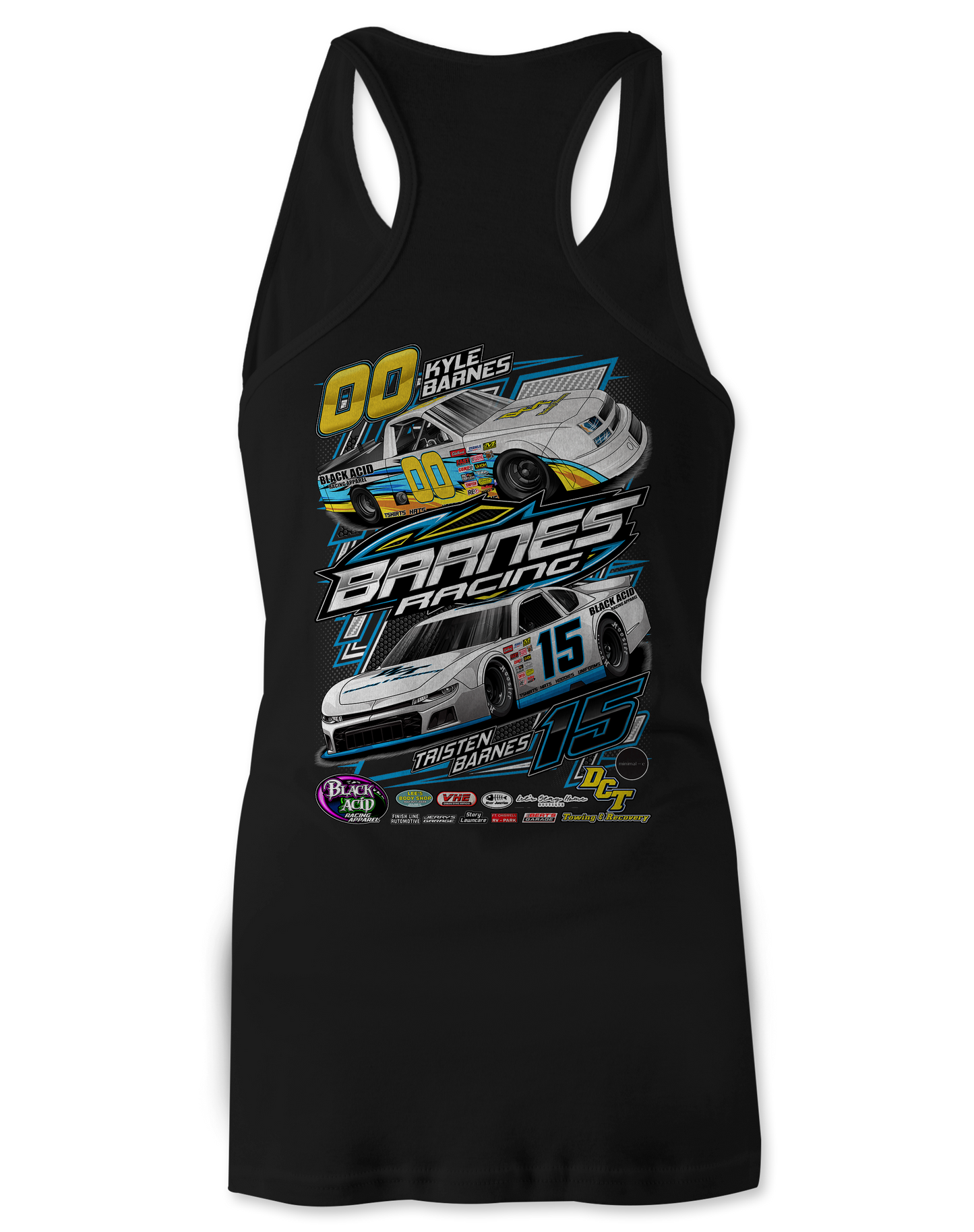 Barnes Racing Tank Tops
