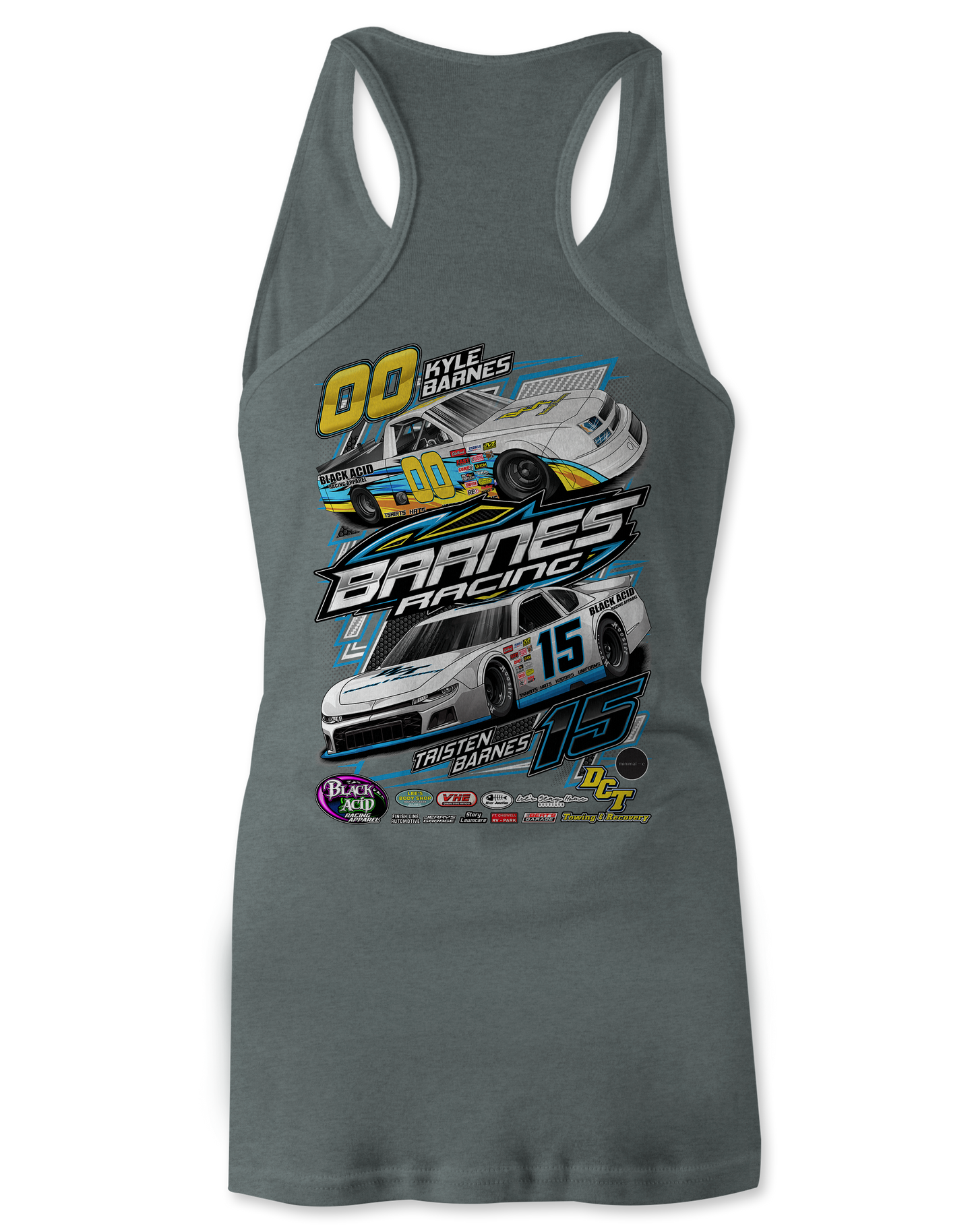 Barnes Racing Tank Tops