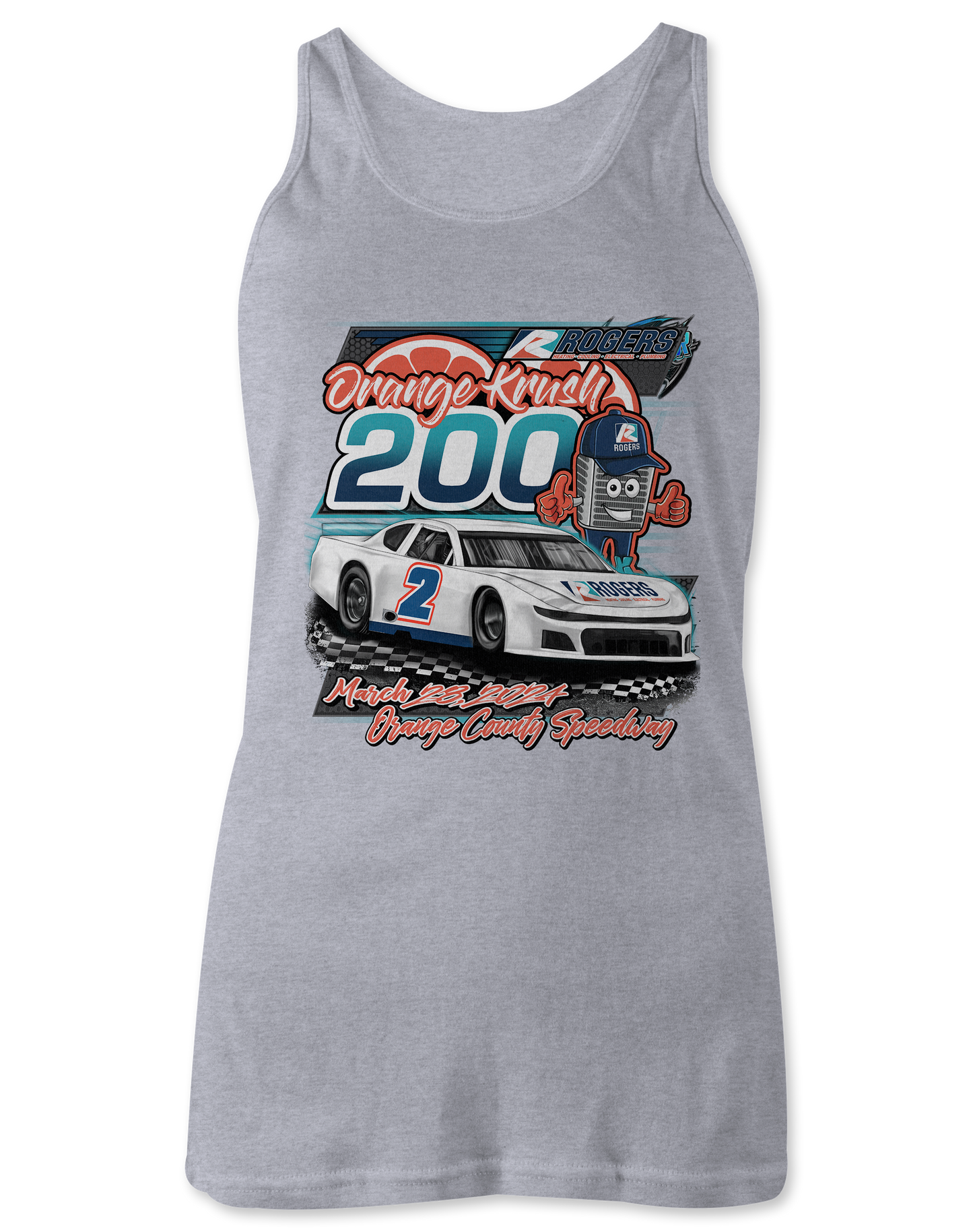 Orange Krush 200 Tank Tops