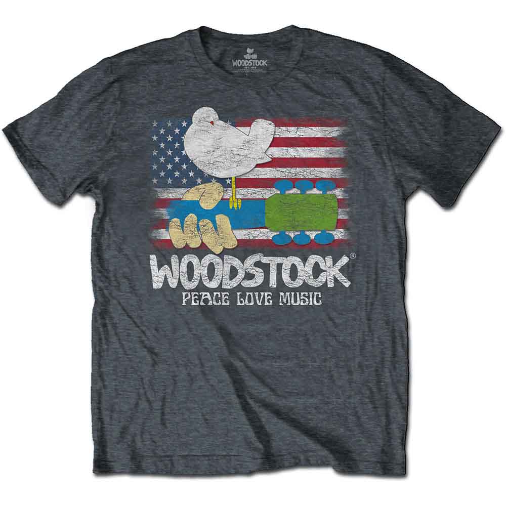 Woodstock Flag [T-Shirt] - Rock Band Apparel
