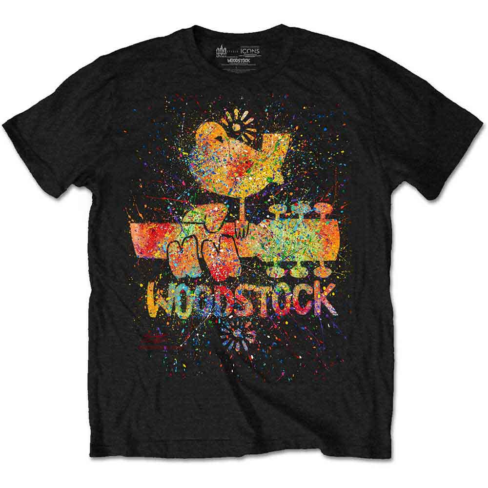 Woodstock Splatter [T-Shirt] - Rock Band Apparel