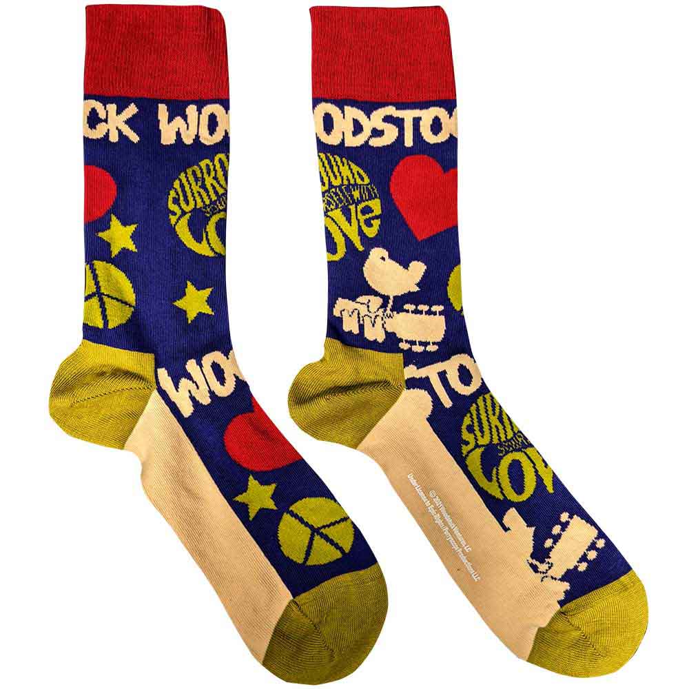 Woodstock Surround Yourself [Socks] - Rock Band Apparel