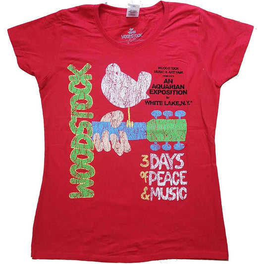 Woodstock Vintage Classic Poster [T-Shirt] - Rock Band Apparel