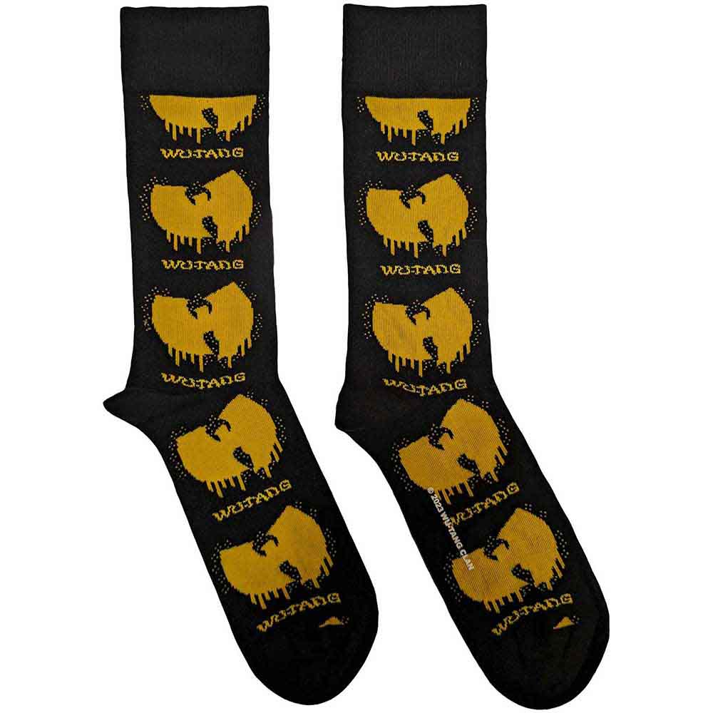 Wu-tang Clan Dripping Logo [Socks] - Rock Band Apparel
