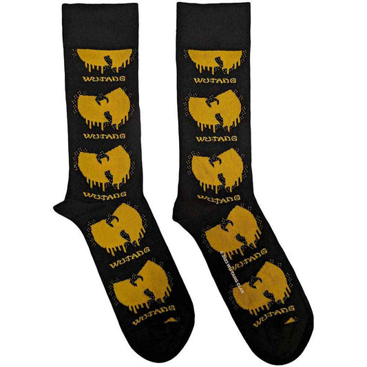 Wu-tang Clan Dripping Logo [Socks] - Rock Band Apparel