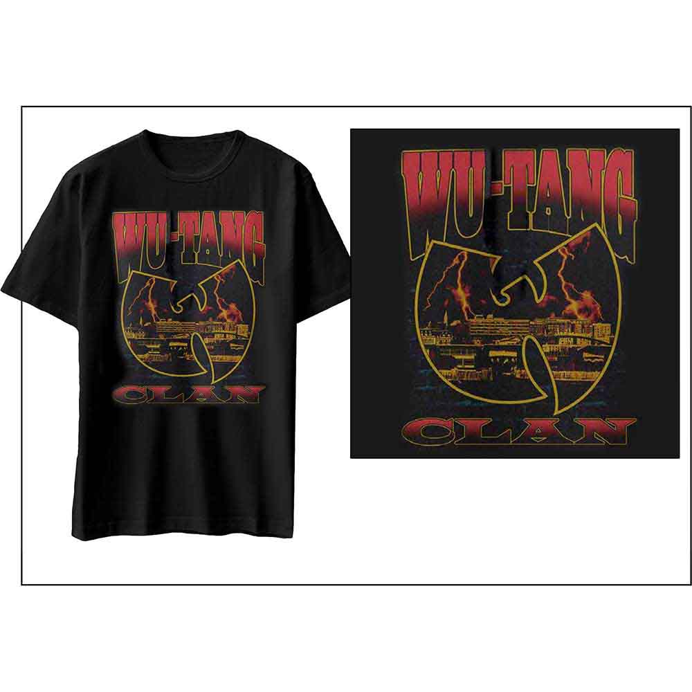 Wu-tang Clan Lightning Infill W [T-Shirt] Black