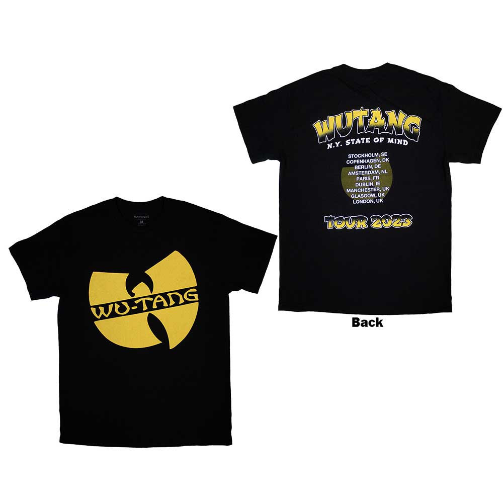 Wu-tang Clan Tour '23 Slanted Logo State Of Mind [] Black