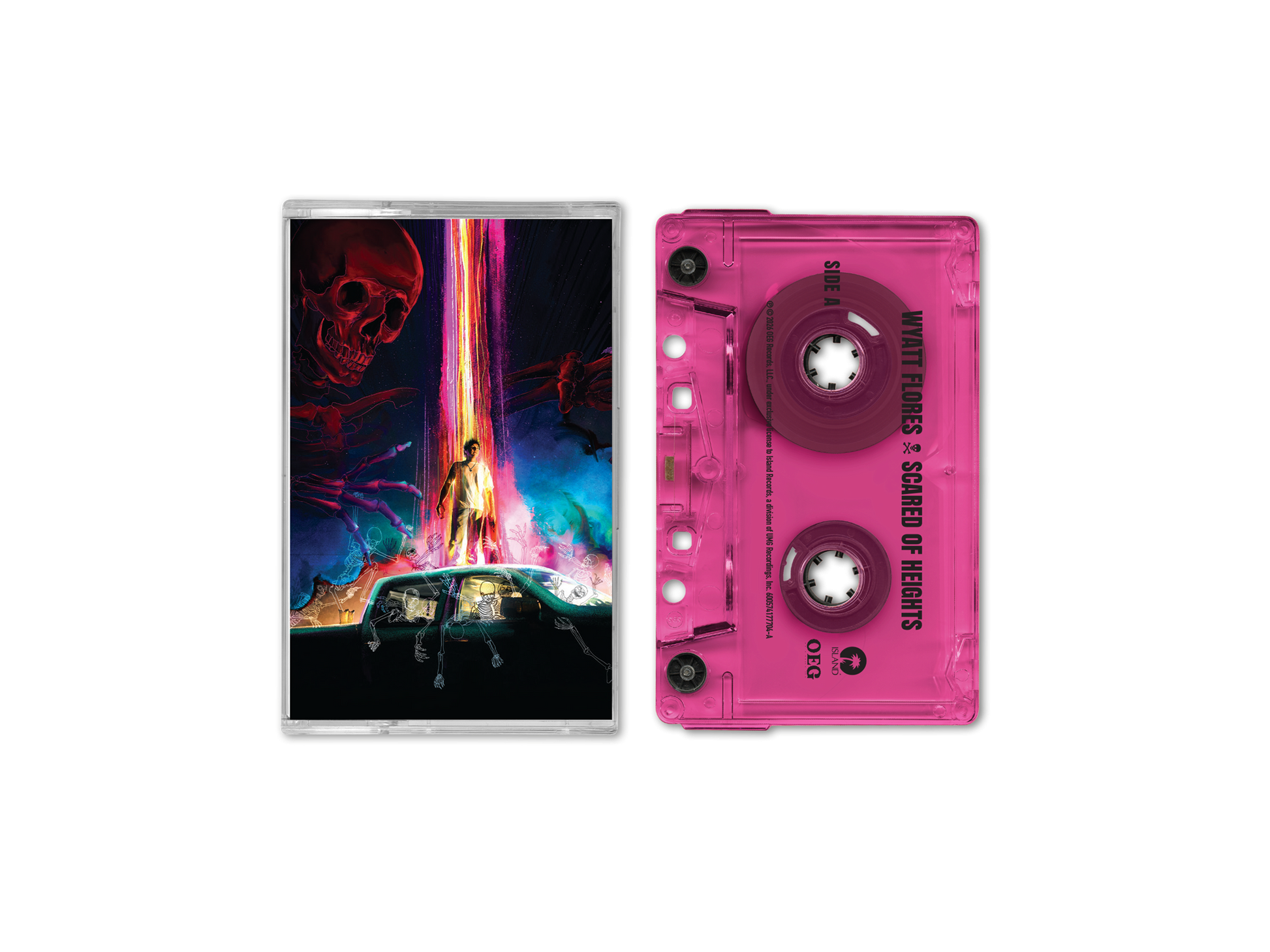 Wyatt Flores - Scared Of Heights [Pink Cassette] [Cassette]